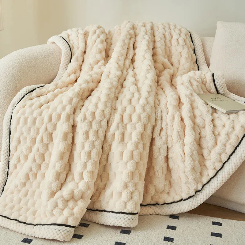 Cozy Flannel Fleece Throw Blanket